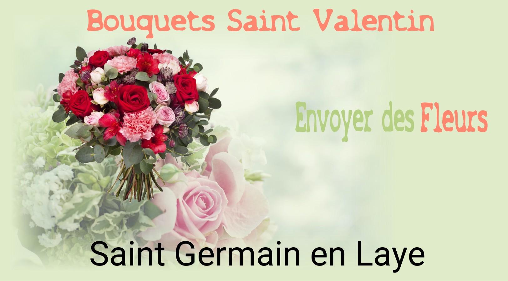 Roses de Saint-Valentin livrées à Saint-Germain-en-Laye